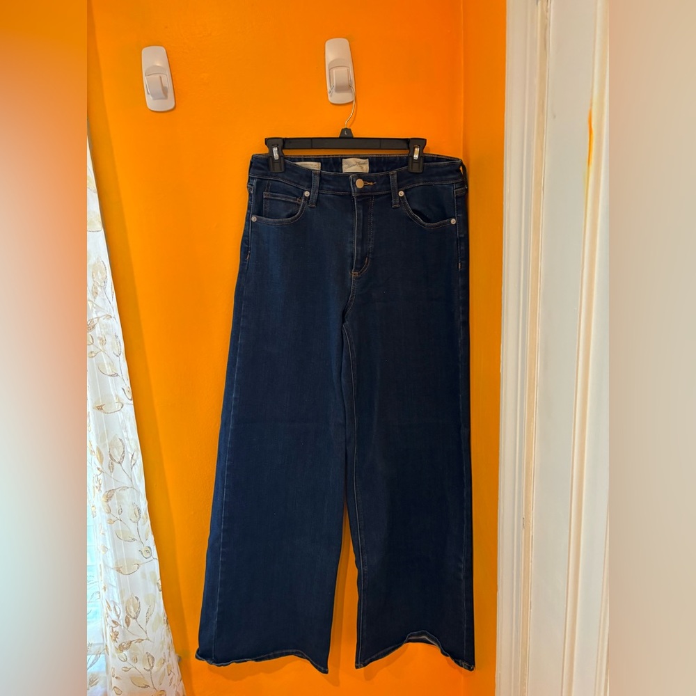 Universal Thread Dark Indigo High Rise Wide-Leg Jeans